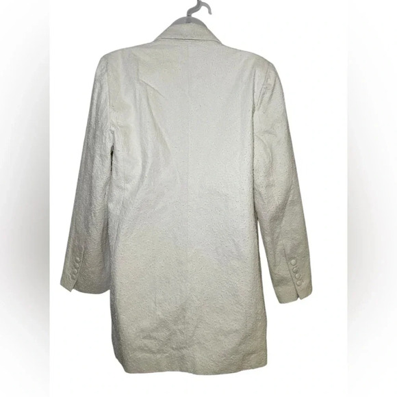 Because Of Alice BOA Cream Textured Blazer Size M - Picture 3 of 8